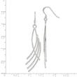 Sterling Silver Polished Fancy Curved Design Dangle Earrings