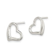 Sterling Silver Heart Earrings - Birthstone Company