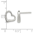 Sterling Silver Heart Earrings - Birthstone Company