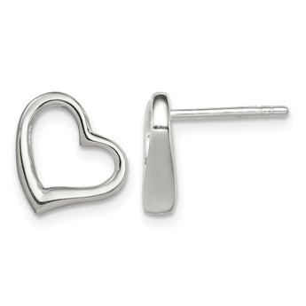 Sterling Silver Heart Earrings - Birthstone Company