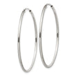 Sterling Silver 1.3mm Hoop Earrings