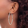 Sterling Silver 2mm Round Hoop Earrings
