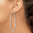 Sterling Silver 2mm Round Hoop Earrings