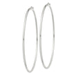 Sterling Silver 2mm Round Hoop Earrings