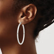 Sterling Silver 2.5mm Round Hoop Earrings