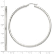 Sterling Silver 2.5mm Round Hoop Earrings