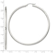 Sterling Silver 2.5mm Round Hoop Earrings