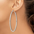 Sterling Silver 2.5mm Round Hoop Earrings