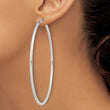 Sterling Silver 2.5mm Round Hoop Earrings