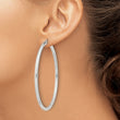 Sterling Silver 3mm Round Hoop Earrings