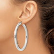 Sterling Silver 5mm Round Hoop Earrings