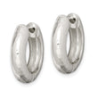 Sterling Silver Hinged Hoop Earrings
