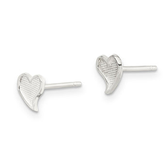 Sterling Silver Heart Earrings