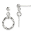 Sterling Silver Dangling Circle Earring