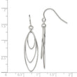 Sterling Silver Polished Triple Marquise Shape Dangle Earrings