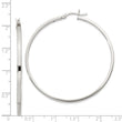 Sterling Silver 2.5x50mm Polished Hoop Earrings