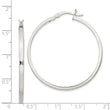 Sterling Silver 2.5x40mm Polished Hoop Earrings