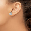 Sterling Silver Twisted Knot Post Earrings - Birthstone Company