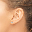 Sterling Silver Polished Celtic Knot Post Earrings - Birthstone Company