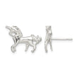 Sterling Silver Unicorn Mini Earrings - Birthstone Company