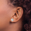 Sterling Silver Sand Dollar Mini Earrings - Birthstone Company