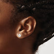 Sterling Silver Shell Mini Earrings - Birthstone Company