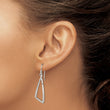 Sterling Silver Polished Fancy Dangle Earrings