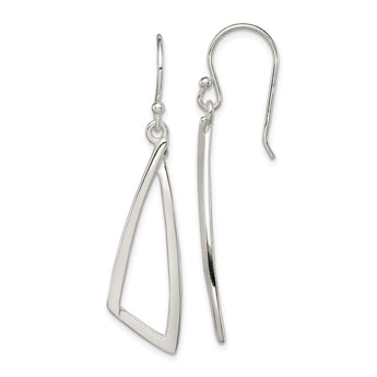 Sterling Silver Polished Fancy Dangle Earrings
