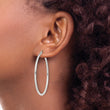 Sterling Silver 2mm Round Hoop Earrings