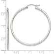 Sterling Silver 2mm Round Hoop Earrings