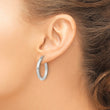 Sterling Silver 3mm Round Hoop Earrings