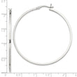 Sterling Silver 1.5x50mm Hoop Earrings