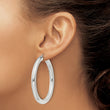 Sterling Silver 5mm Round Hoop Earrings