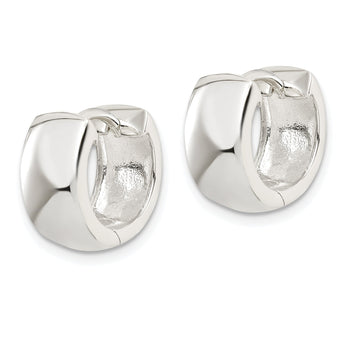 Sterling Silver Hinged Hoop Earrings