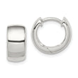 Sterling Silver Hinged Hoop Earrings