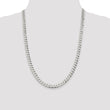 Sterling Silver 7mm Beveled Curb Chain