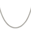 Sterling Silver 925 Women's Polished Curb Chain Necklace 18 Elegant - 22