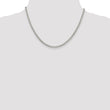 Sterling Silver 925 Women's Polished Curb Chain Necklace 18 Elegant - 22
