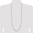 Sterling Silver 925 Women's Polished Curb Chain Necklace 18 Elegant - 22