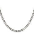 Sophia Jewelers Sterling Silver 925 Polished Curb Chain Necklace - 20