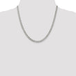 Sophia Jewelers Sterling Silver 925 Polished Curb Chain Necklace - 20