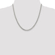 Sterling Silver 925 Women's Polished Curb Chain Necklace 18 Elegant Design - 24