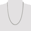Sterling Silver 925 Women's Polished Curb Chain Necklace 18 Elegant Design - 24