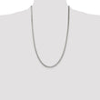 Sterling Silver 925 Women's Polished Curb Chain Necklace 18 Elegant Design - 24