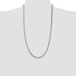 Sterling Silver 925 Women's Polished Curb Chain Necklace 18 Elegant Design - 24