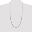 Sterling Silver 925 Women's Polished Curb Chain Necklace 18 Elegant Design - 24