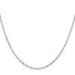 Sterling Silver 1.75mm Elongated Open Link Chain