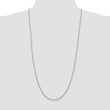 Sterling Silver 2.75mm Oval Fancy Rolo Chain