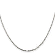 Sterling Silver 2mm Fancy Beaded Chain