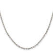 Sterling Silver 2.75mm Flat Link Cable Chain